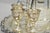 Silver Antique Victorian Silver Plated Footed Cut Glass Breakfast Set Toast Rack W Tray For Sale - Image 8 of 18