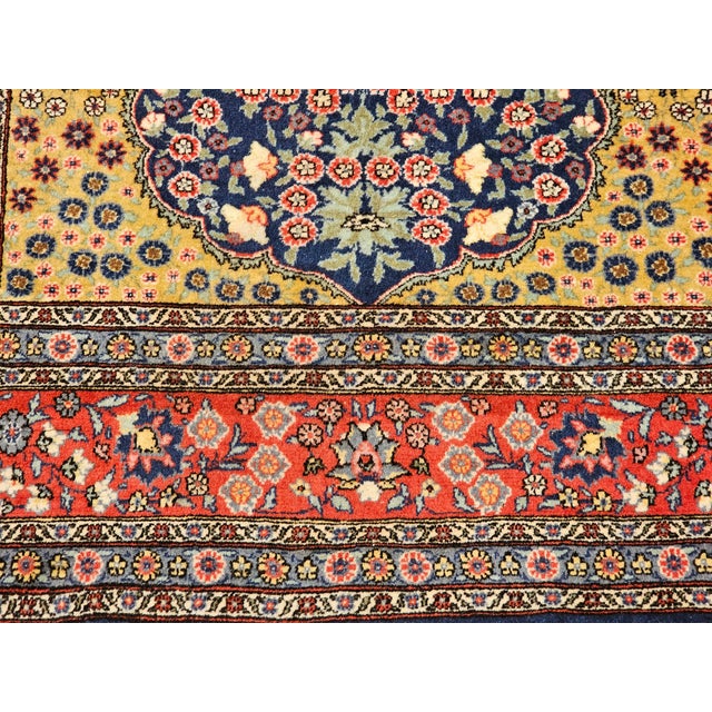 Textile Early 20th Century Tabriz Rug For Sale - Image 7 of 12