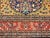 Textile Vintage Persian Tabriz Area Rug, Floral Pattern, Handwoven Wool, Navy & Red, 4’ X 6’ For Sale - Image 7 of 12