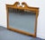 American High End Vintage Solid Hard Rock Maple Early American Colonial 48" Swan Neck Pediment Mirror 5085 For Sale - Image 3 of 7