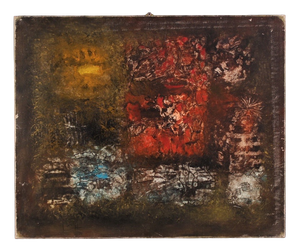 J. Wolff, American Abstract Composition, 1960, Oil on Canvas