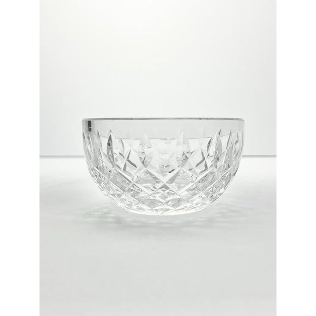 Waterford 1980s Waterford “Lismore” Crystal Creamer & Open Sugar Bowl Set For Sale - Image 4 of 12
