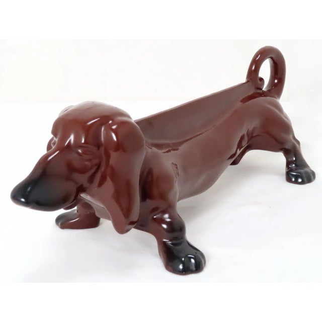 This Really is a Great Looking & Very Unusual Cast Iron Figurative Dachshund Dog Combination Doorstop - Boot Scraper....