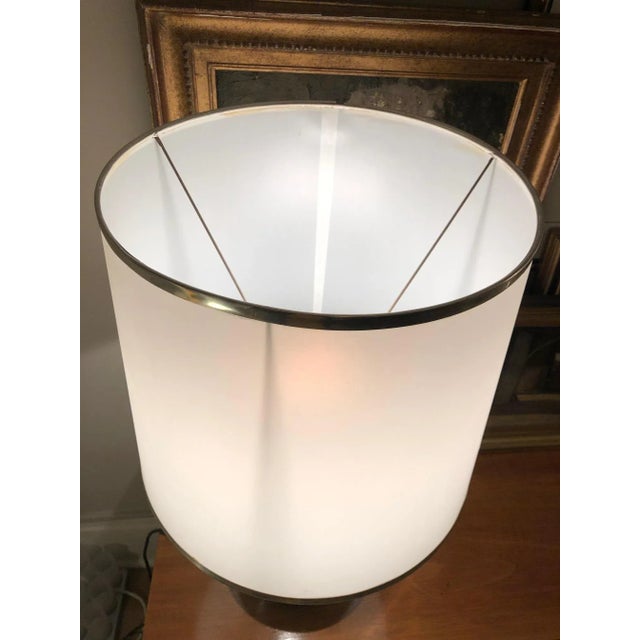 Brushed Aluminum Table Lamp, 1970s For Sale - Image 4 of 9