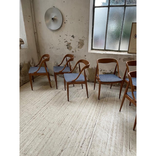 Samcom Dining Chairs by Johannes Andersen for Udulm, 1960s, Set of 6 For Sale - Image 12 of 18