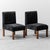 Black Velvet Chairs, 1970s, Set of 4 For Sale - Image 4 of 13