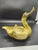 American Vintage Hull Pottery Light and Dark Green Ceramic Duck Figurine Planter/Trinket Dish For Sale - Image 3 of 4