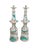 Late 19th Century Pair of 24 Inches Chinese Famille Rose Porcelain Candlesticks For Sale - Image 5 of 5