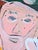 Paint Matthew Reeves "Just a Rabbit" Contemporary Pink, Green, & Yellow Figurative Portrait Painting, 2025 For Sale - Image 7 of 9