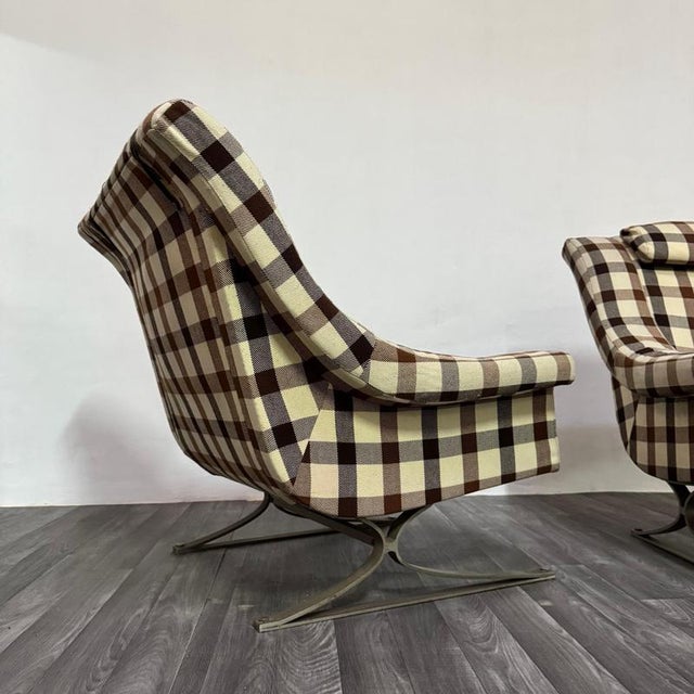 Grand Prix Armchairs by Maurice Calka for Arflex, 1960s, Set of 2 For Sale - Image 12 of 18