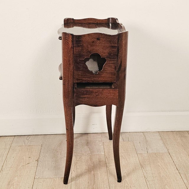 18th Century Louis XV Chestnut Table With Drawer, France, 18th Century For Sale - Image 5 of 8