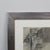 C. Malengrez, Composition, 1971, Charcoal Drawing, Framed For Sale - Image 3 of 7