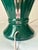 Emerald-Green Ribbed Ceramic Lamps, Pair For Sale - Image 11 of 11