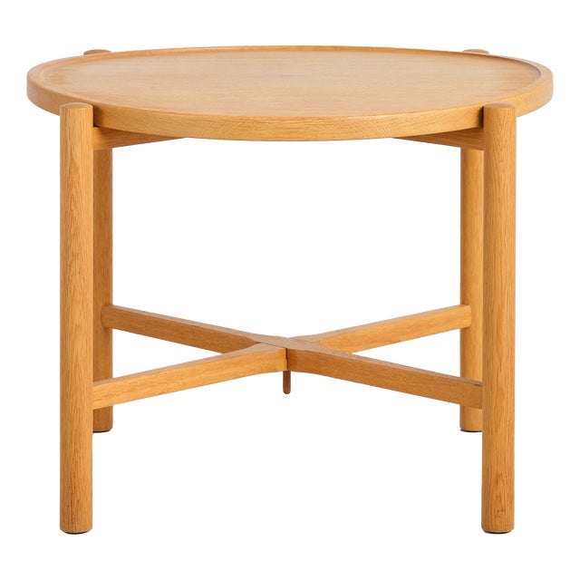 AT35 / PP35 Tray Coffee Table in Oak by Hans J. Wegner for PP Møbler, 1970s For Sale