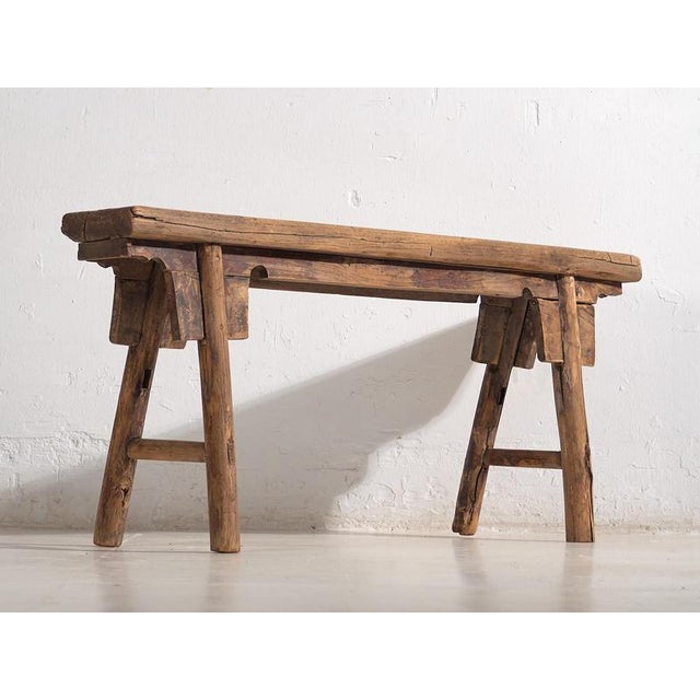 Antique footstool bench (c.1870) Dimensions: Length: 119 cm Depth: 17 cm Height: 52 cm Style: Qing Dynasty Materials and...