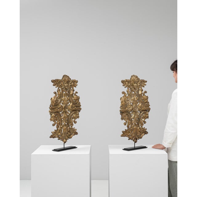 1820s French Brass Sculptures On Metal Stand - A Pair For Sale - Image 18 of 18