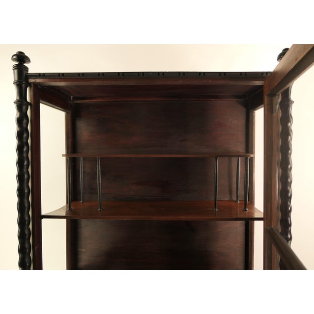 Antique Edwardian Display Case, 1890s For Sale - Image 4 of 12