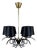 Black Cast Iron and Brass Chandelier, France, 1950s For Sale