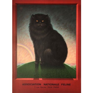 1984 Charles Matton National Feline Association Poster For Sale