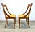 Biedermeier Antique 19th Century Inlaid French Empire Biedermeier Gondola Style Side Chairs For Sale - Image 3 of 12