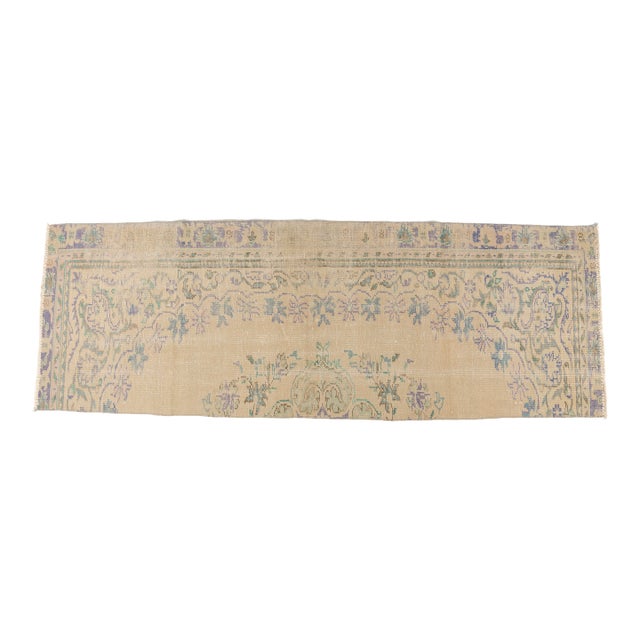 Vintage Anatolian Hallway Runner Rug For Sale