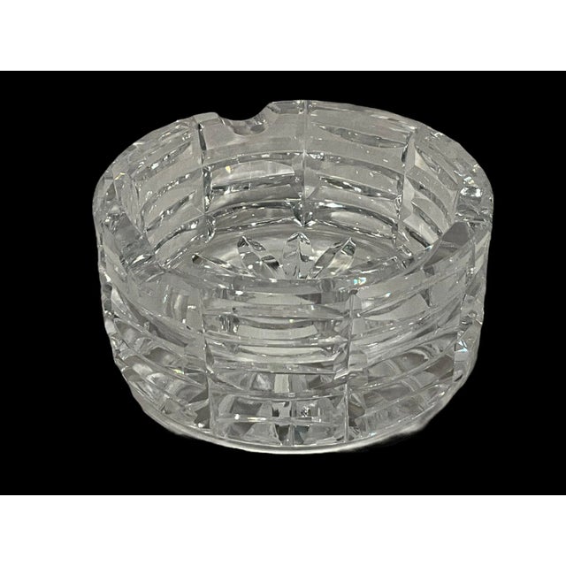 Hollywood Regency Vintage Mid 20th Century Waterford Crystal Ashtray For Sale - Image 3 of 10