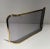 Brass 1970 Curved Brass Fireplace Screen and Grills For Sale - Image 8 of 12