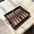 Backgammon Brown Leatherette Handled Case For Sale - Image 9 of 10