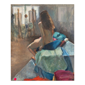 Judy Wild "Study of Sally's Back" Oil, 1980