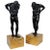 19th Century Grand Tour Bronze Figures of Atlas Mounted on Siena Marble Plinths - A Pair For Sale - Image 11 of 11