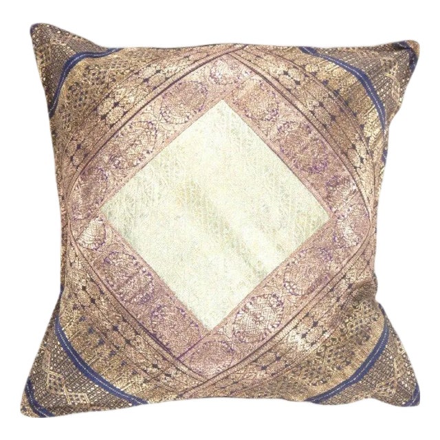 Pasargad DC Sari Silk Square Pillow Case For Sale