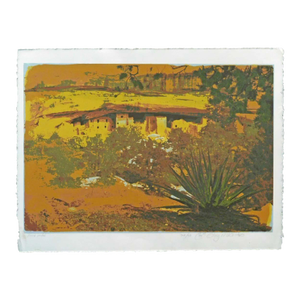 Greg McBride "Mesa Verde" Signed Numbered Serigraph, Southwestern Cave Dwellings