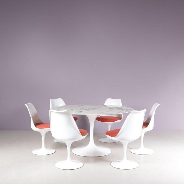 Vintage Marble Dining Table by Saarinen for Knoll, 1970s For Sale - Image 9 of 14
