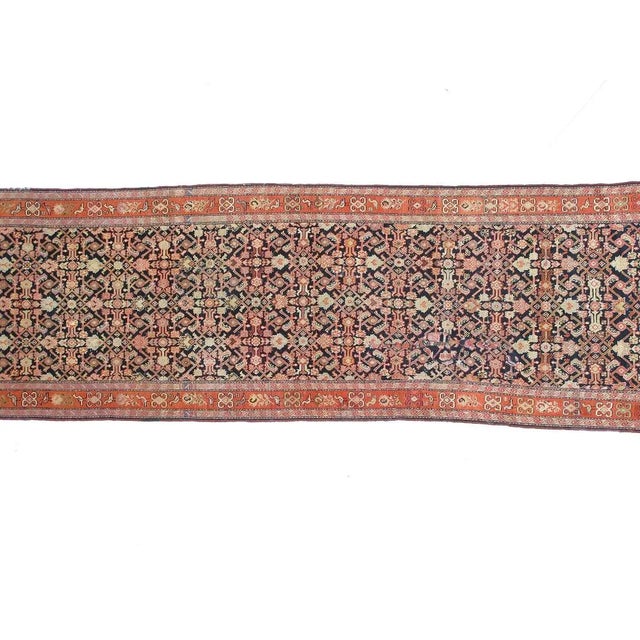 Persian 1920s Vintage Karabagh Runner For Sale - Image 3 of 12