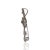 Artisan Crafted Fleur De Lis Cross Brooch Pendant in 925 Sterling Silver For Sale - Image 4 of 13