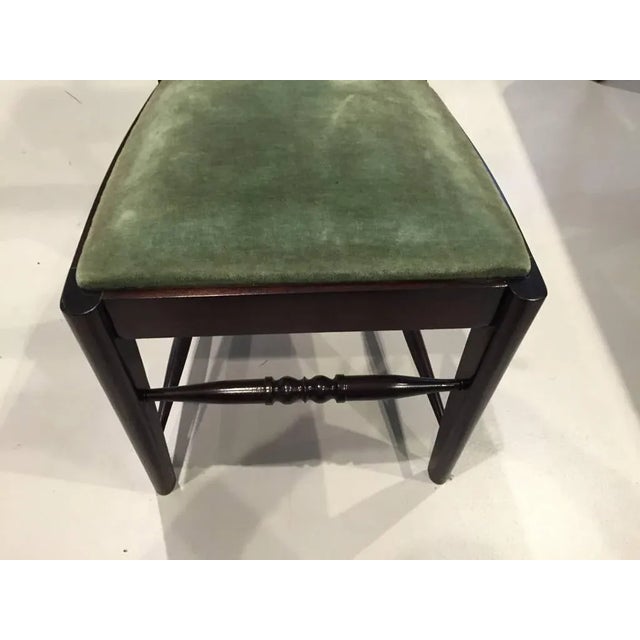 1940s Gaston Poisson Attributed French Art Deco Dining Chairs - Set of 6 For Sale In New York - Image 6 of 8