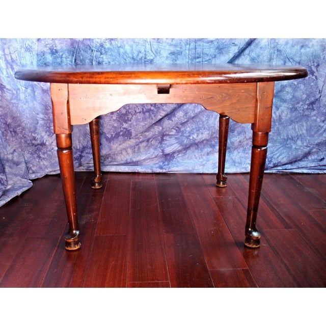 Antique Queen Anne Style Round Dining Table Chairish