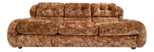 Vintage Italian Sofa in Velvet, 1970s