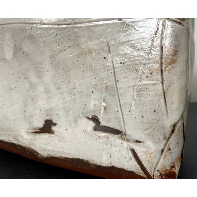 Gray Korean Contemporary Buncheong Ceramic Sculpture by Sung Jae Choi For Sale - Image 8 of 17