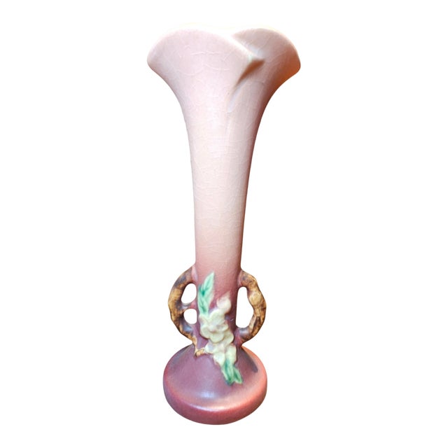 Roseville Apple Blossom Bud Vase For Sale