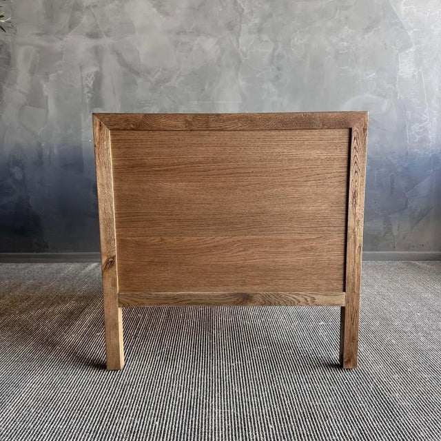 Not Yet Made - Made To Order Harper 3 Drawer White Oak Nightstand For Sale - Image 5 of 7
