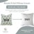 Not Yet Made - Made To Order Fabdivine Artisan Block Print Throw Pillow Cover 18x18 Inch Viscose Linen-Bael Patra For Sale - Image 5 of 5
