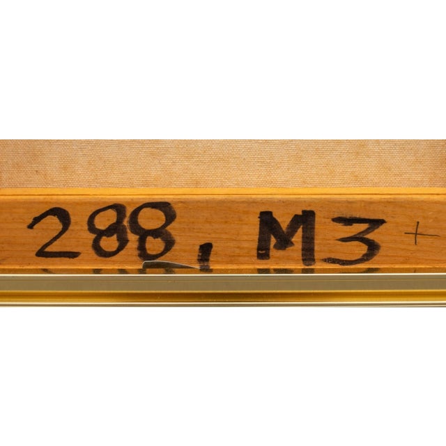 Blue Kenneth Licht Geometric Acrylic on Canvas For Sale - Image 8 of 9