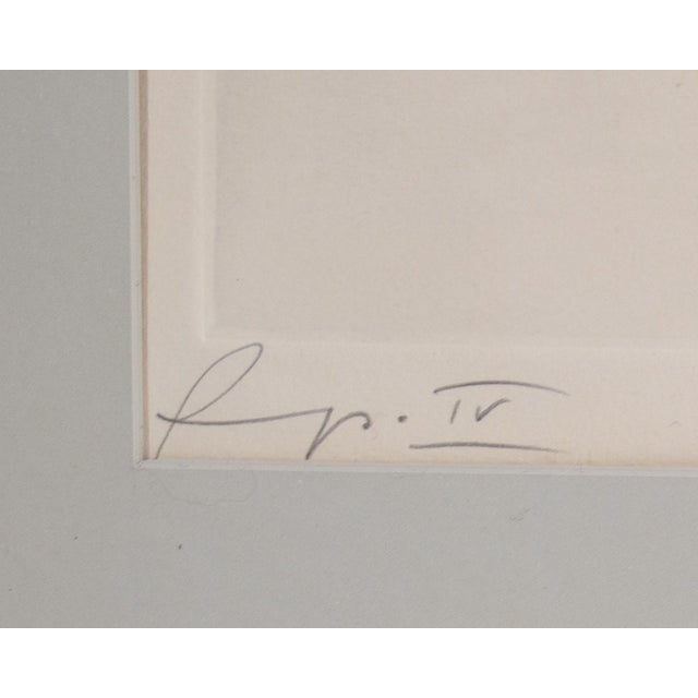 Contemporary 1972 “Surging Wave” Abstract Etching by Gabor Peterdi For Sale - Image 3 of 9