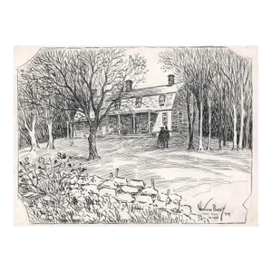 1929 Whitman Bailey Stamford Connecticut Gambrel Roof House Drawing