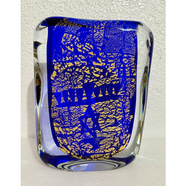 Giancarlo Signoretto, Large Rare Signoretto Murano Glass Aventurine Menorah Italian Sculpture Judaica For Sale In Miami - Image 6 of 15