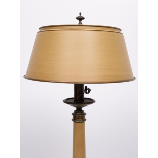 Large Metal Classical Greek Colum Table Lamp, 1970 For Sale - Image 11 of 13