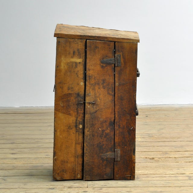 Primitive Wooden Cabinet, 1930 For Sale - Image 14 of 14