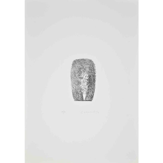 Etching on paper realized by Giovanni Omiccioli in 1974. Hand signed, dated and numbered. Edition of 80. Very good...