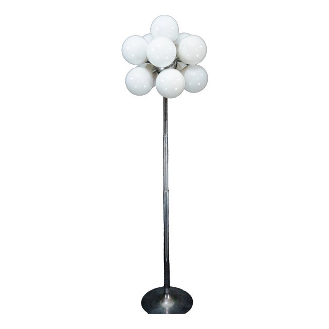 Vintage Italian Space Age Floor Lamp by Reggiani, 1960s For Sale